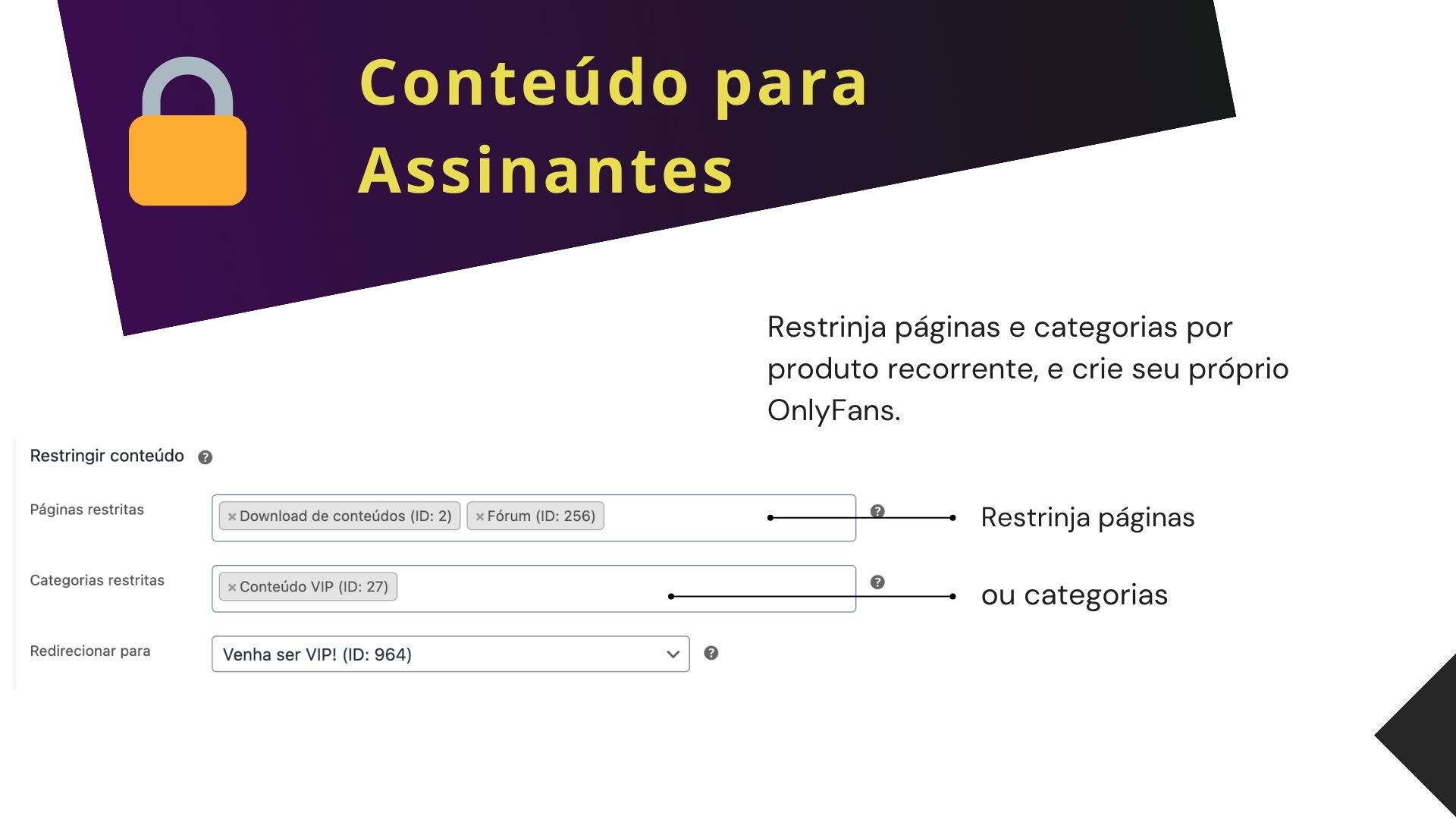 Venda seu conhecimento só para assinantes